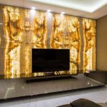 دیوار تی وی با سنگ اسلب؛ انتخابی لوکس و شیک برای دکوراسیون منزل دیوار تی وی با سنگ اسلب؛ انتخابی لوکس و شیک برای دکوراسیون منزل